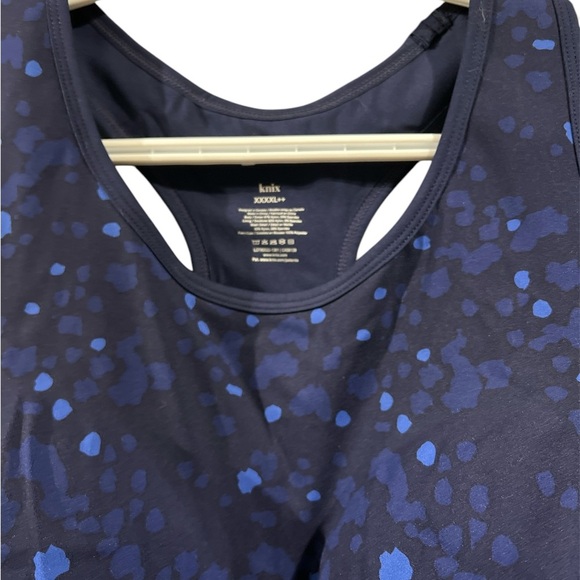 Knix Momenta Racerback Sports Bra , blue XXXXL++ NWOT (42 F-G-H) - Picture 2 of 5